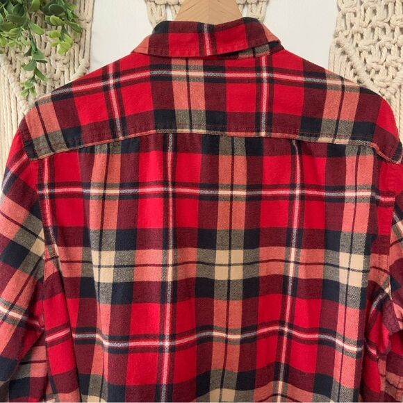 AMERICAN EAGLE Men’s Heritage Classic Fit Flannel Red Plaid Size XL - Picture 9 of 9